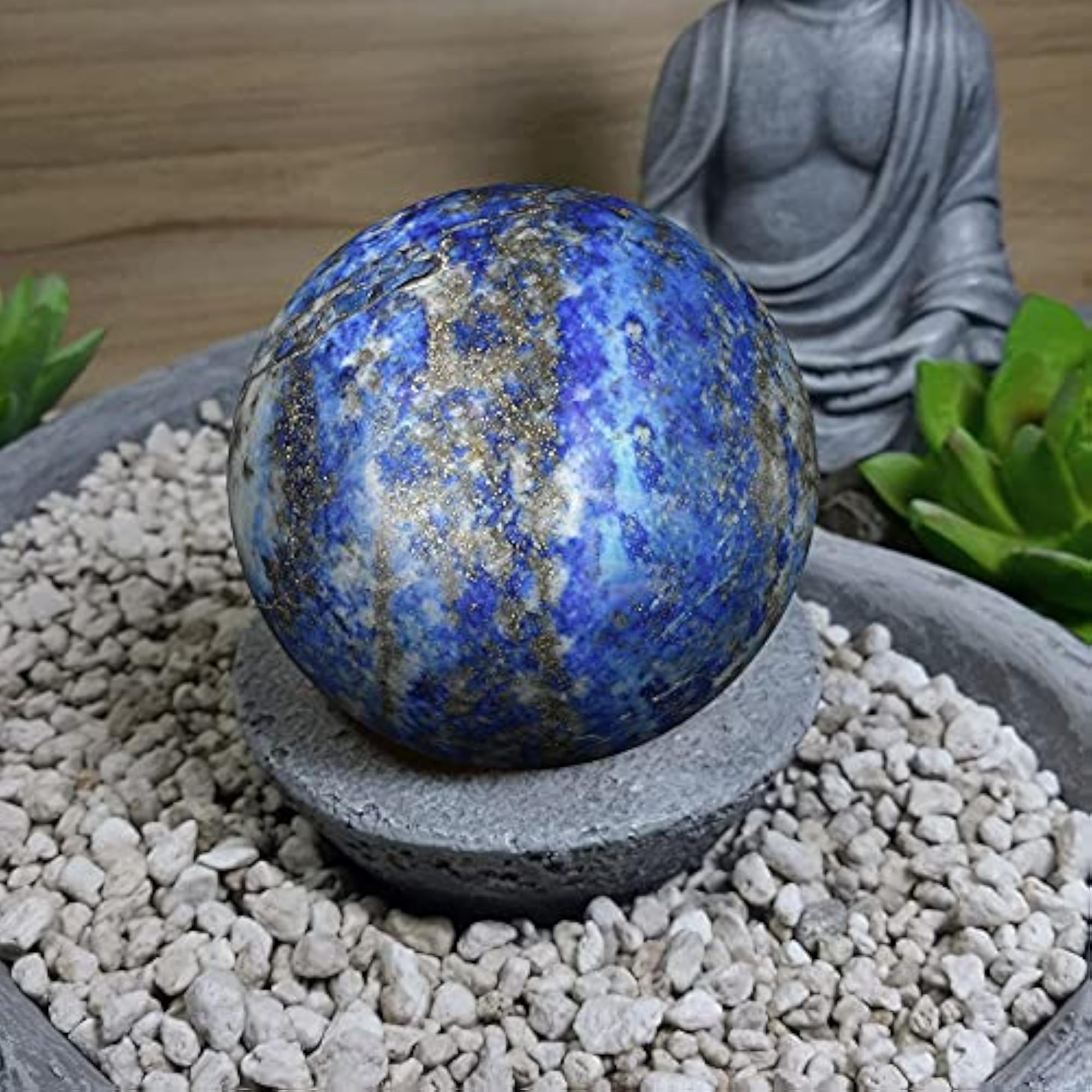 Lapis Lazuli Healing Crystal Sphere Ball