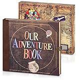 covers are with 3D feeling, the letters, the up house and the globe are all in 3D.