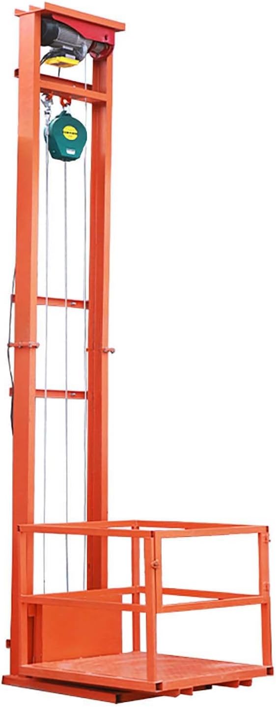 Electric Lift Platform Table, Wall-Mounted Freight Elevator, 400KG Load Capacity, Remote Control, Ideal for Home, Warehouse, Factory, 22.9 FT Lifting Height
