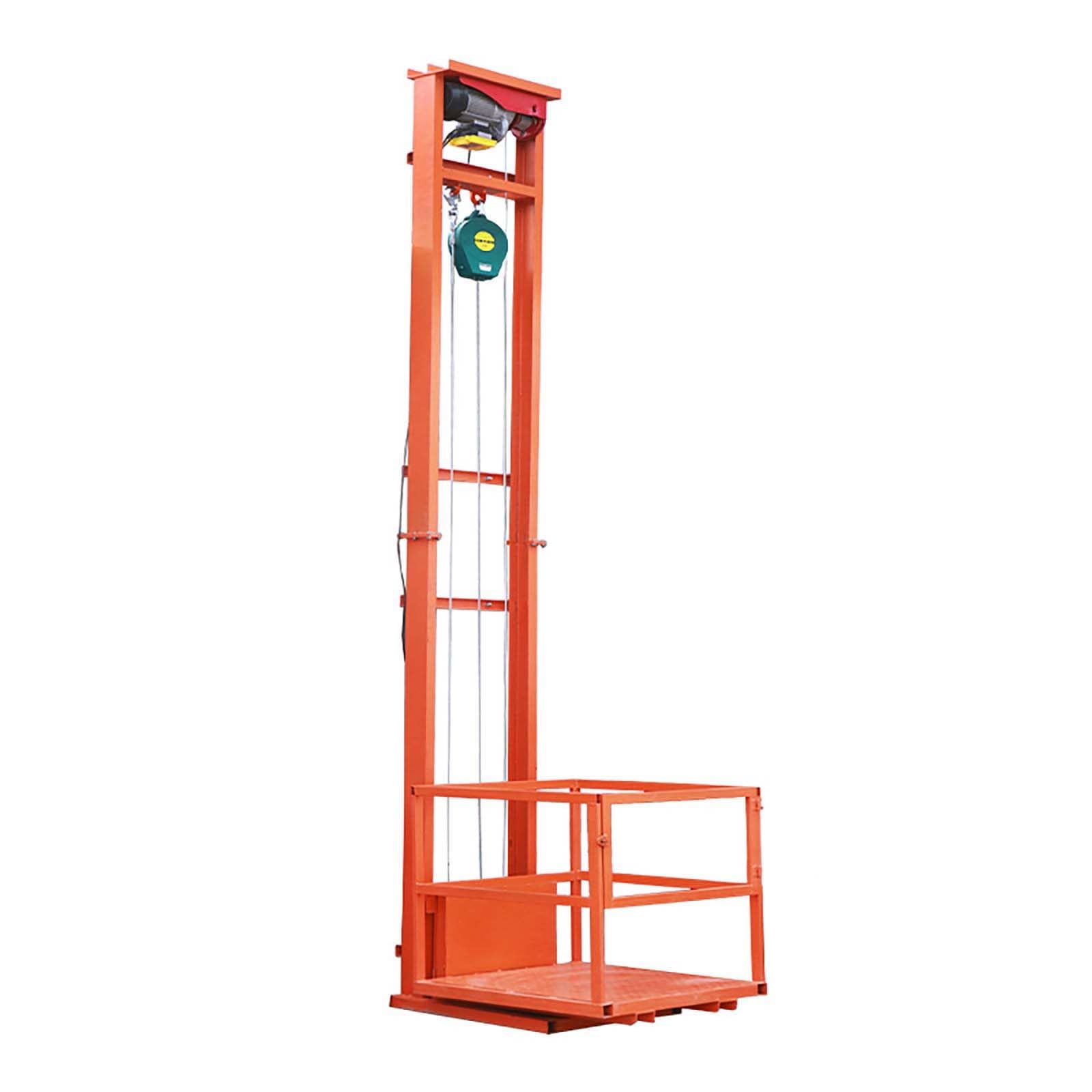Table élévatrice électrique murale, capacité de charge de 400 kg, télécommande, pour maison, entrepôt, usine, hauteur de levage de 7 m