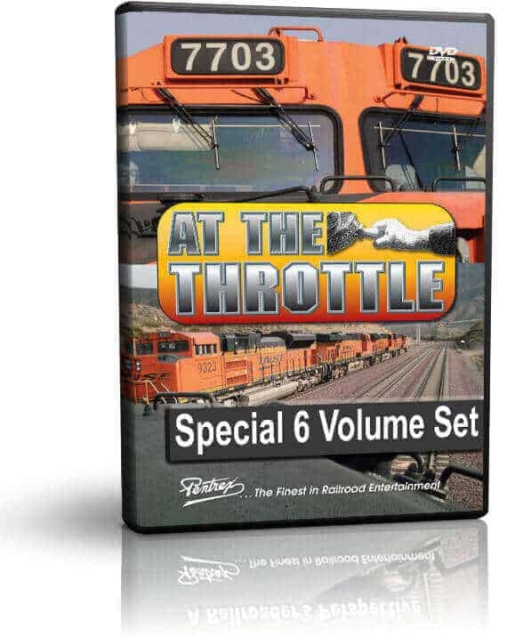 Complete Series, At the Throttle Cab Ride, 6 Shows on 6 DVDs, Hop aboard the Train for a Cab Ride Across California