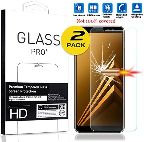 For Samsung Galaxy A8 (2018) A530F A530 Screen Protector Tempered Glass Smartphone Protective Film (pack 2)