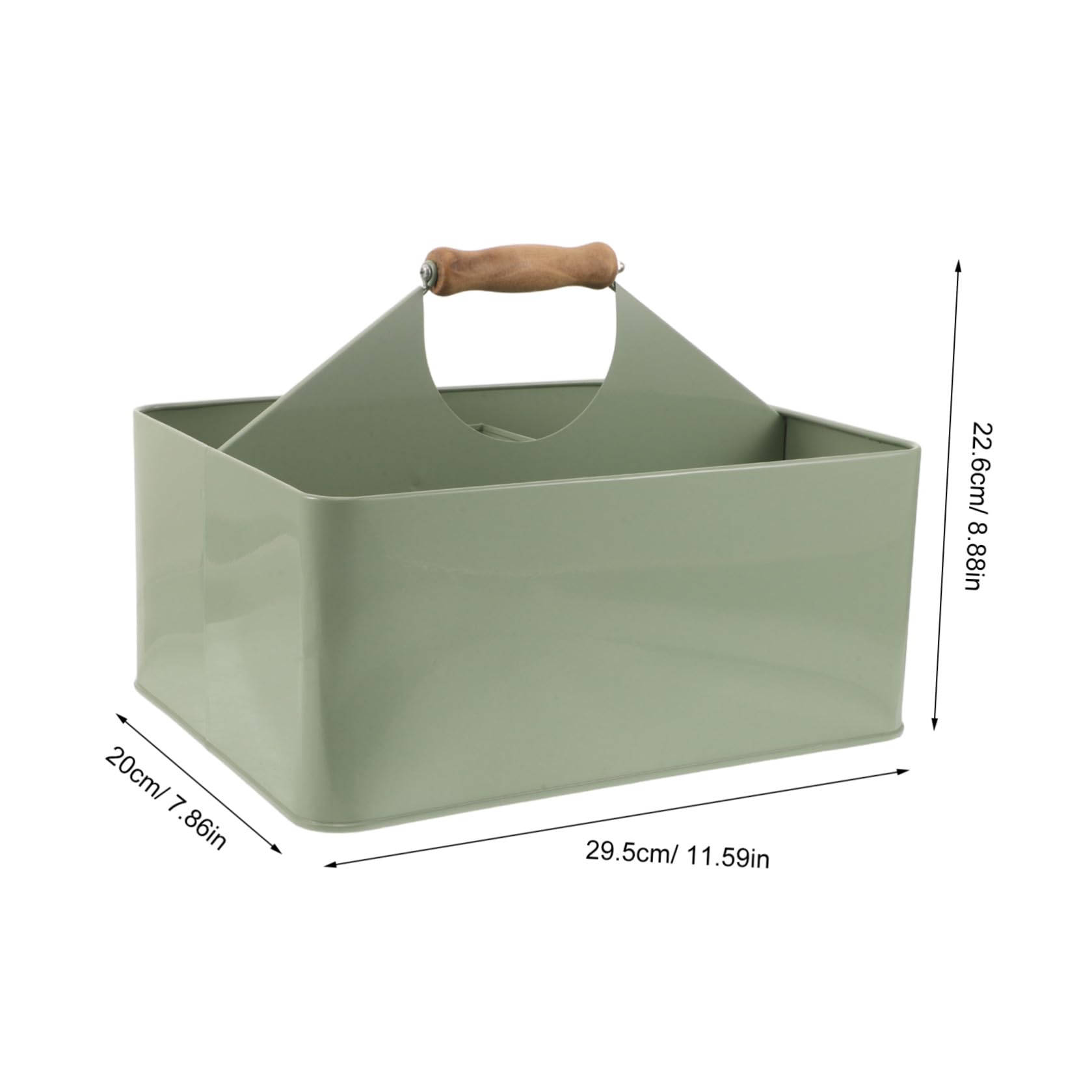 Alipis Boîte de Rangement pour Semences de Jardin à 4 Compartiments en Fer