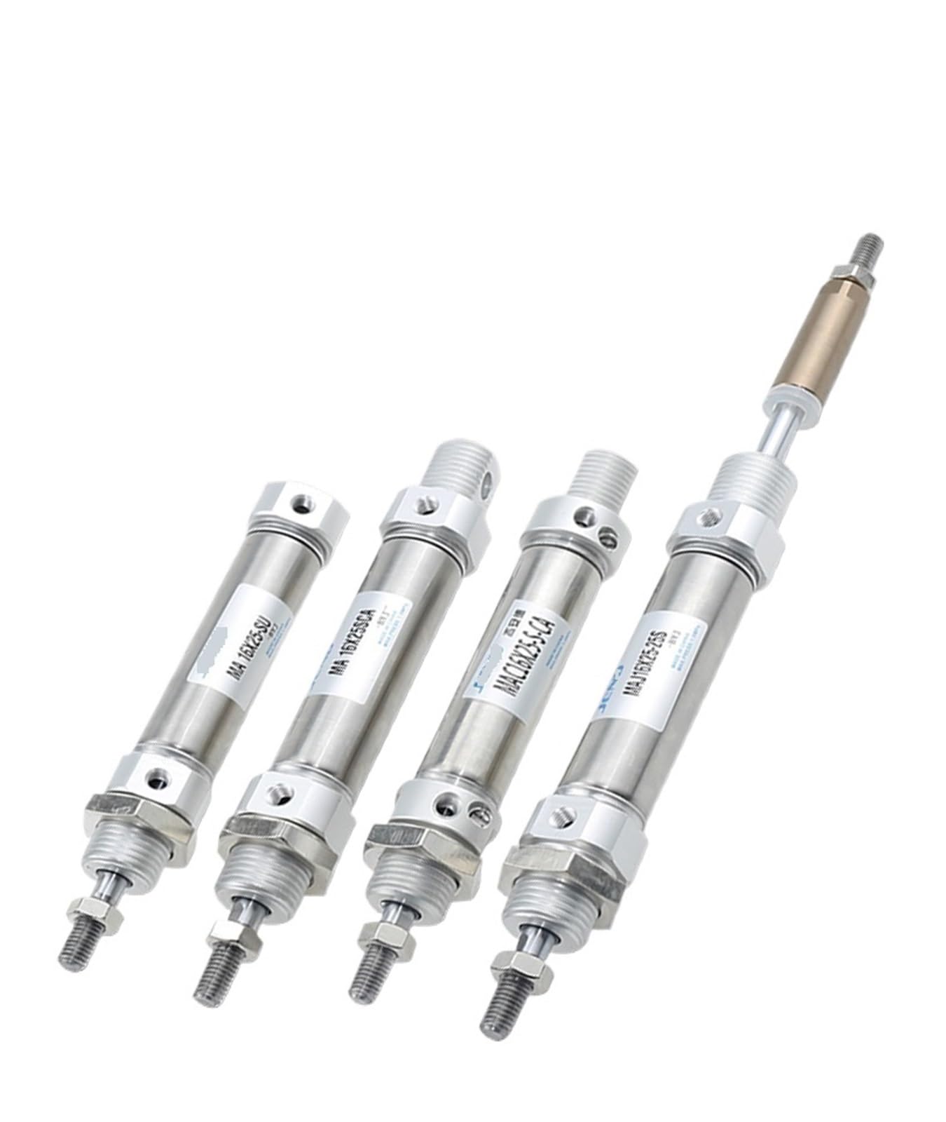 Vérin pneumatique réglable MA16 pour automatisation en espace restreint