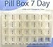 Produktbild 7 DAY 1 WEEK REMINDER PILL MEDICATION BOX ORGANISER by UBL