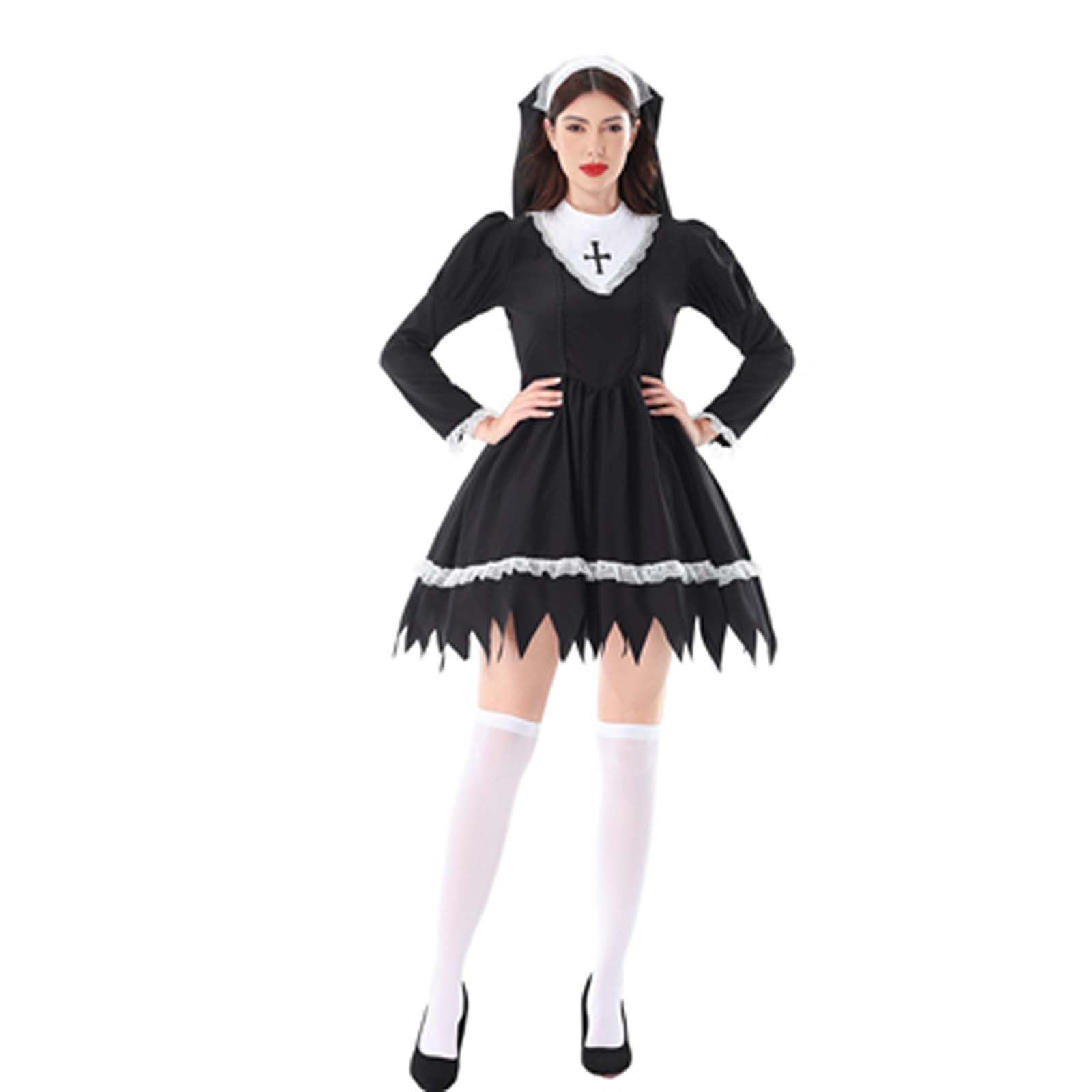 Generisch Gotycki średniowieczny strój cosplay na występy Halloween