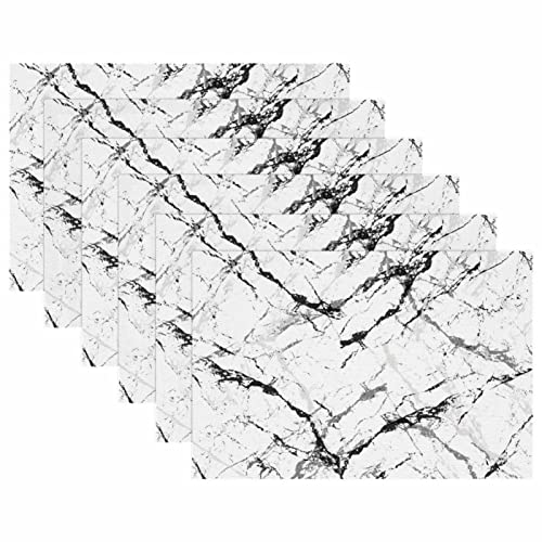 Sets de table en marbre de qualité supérieure | Lot de 6 décoration chic