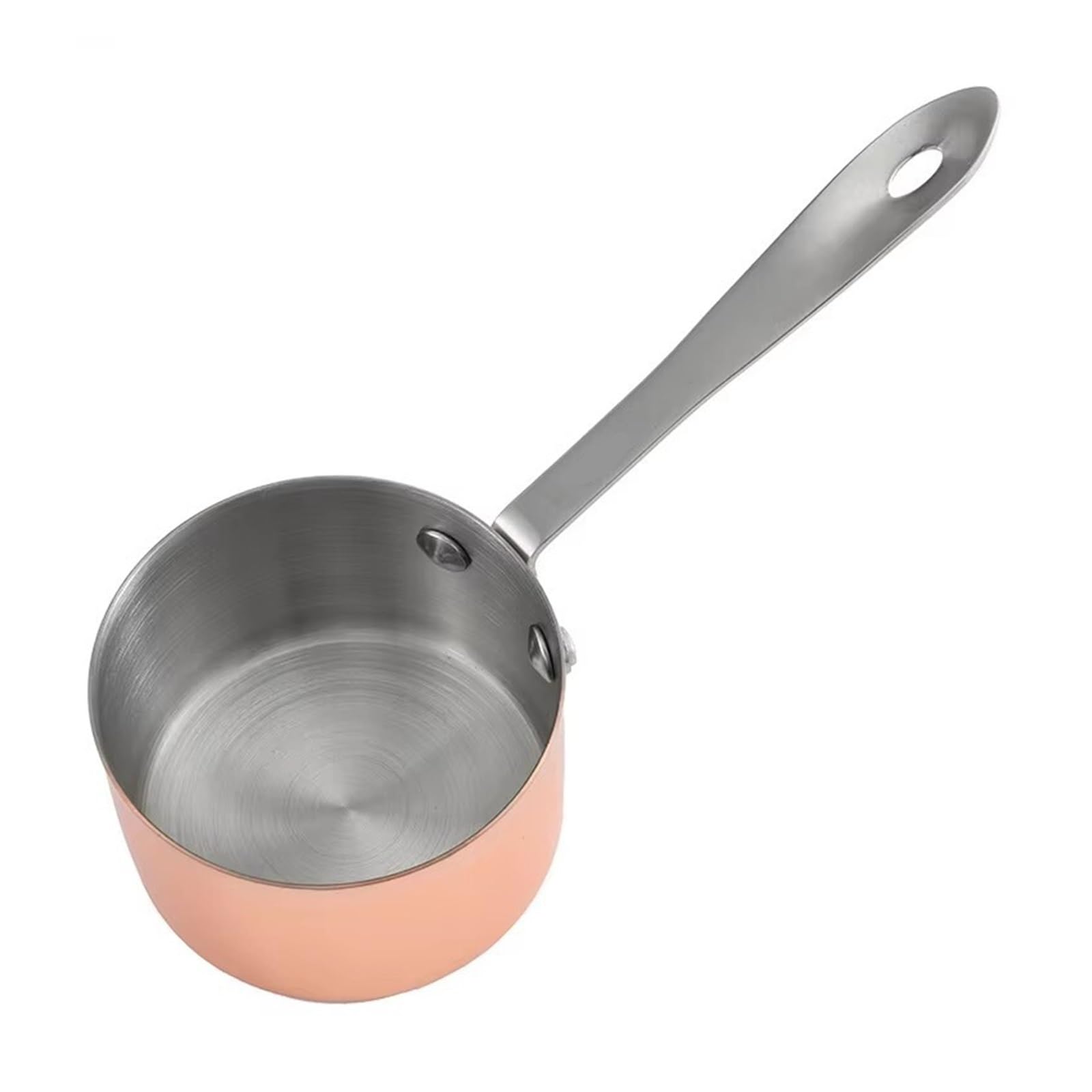 Taza medidora, acero inoxidable, cuchara for hornear con mango largo | Acero inoxidable 304 engrosado con diseño de jigger de cobre.(1Cup)