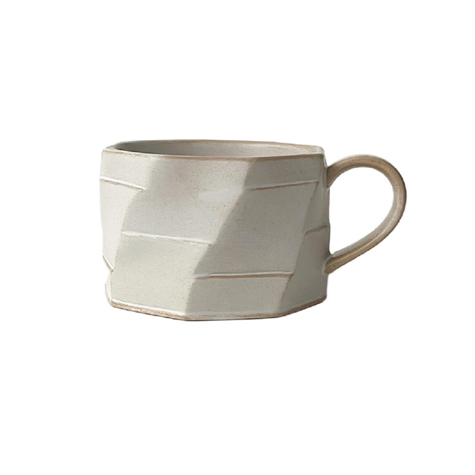 Tea Coffee Mug Retro Ceramic Coffee Cup Latte Cup American Coffee Mug, Coffee Cup Hot Chocolate Cups(White)