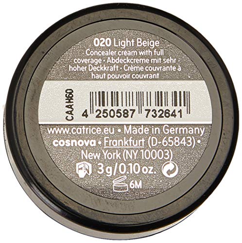 Catrice Camouflage Make-up Concealer Cream Light Beige 020, Nude, 3 g