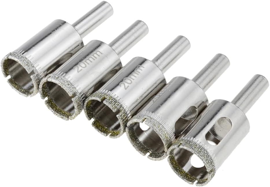 1Pcs Diamond Coated Drill Bit Tile Marble Glass Ceramic Hole Saw Drilling for, and Opening,5mm(4mm)