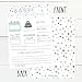 50 Mint Stars Advice and Prediction Cards for Baby Shower Game, New Mom & Dad Card or Mommy & Daddy To Be, For Girl or Boy Babies New Parent Message Advice Book, Fun Gender Neutral Shower Party Favors