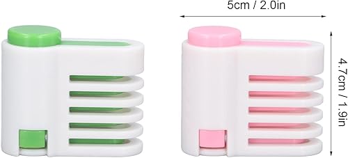 Miniatura 2 de Fdit Cortador nivelador de tartas de bricolaje, paquete de 4 rebanadoras de tostadas para tartas, divisores de capas de 5 capas, divisor auxiliar