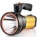 ROMER LED Rechargeable Handheld Searchlight High-power Super Bright 9000 MA 6000 LUMENS CREE Tactical Spotlight Torch Lantern Flashlight (Gold)