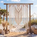 Frienda Boho Macrame Curtain Bohemian Handmade...