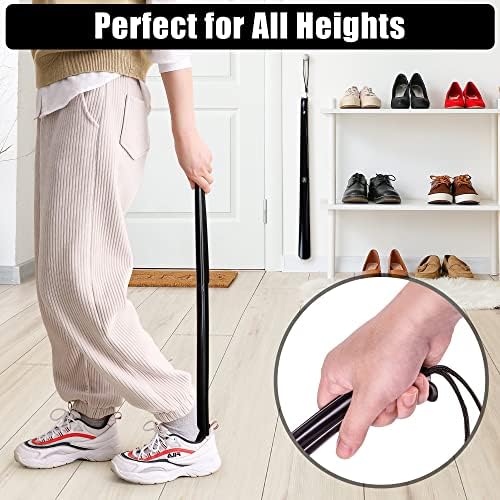 Lakeston Extra Long Handled Shoe Horn - Straight & Sturdy Long Shoe Horn for Elderly & Anyone With Mobility Issues