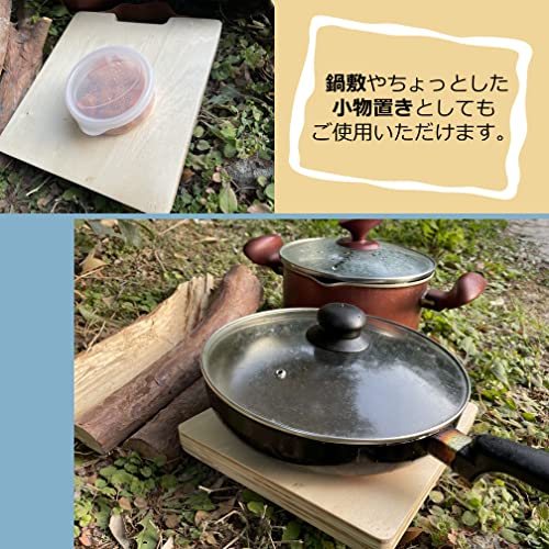 Homplas 薪割り台 コンパクト バトニング台 キャンプ用品 鍋