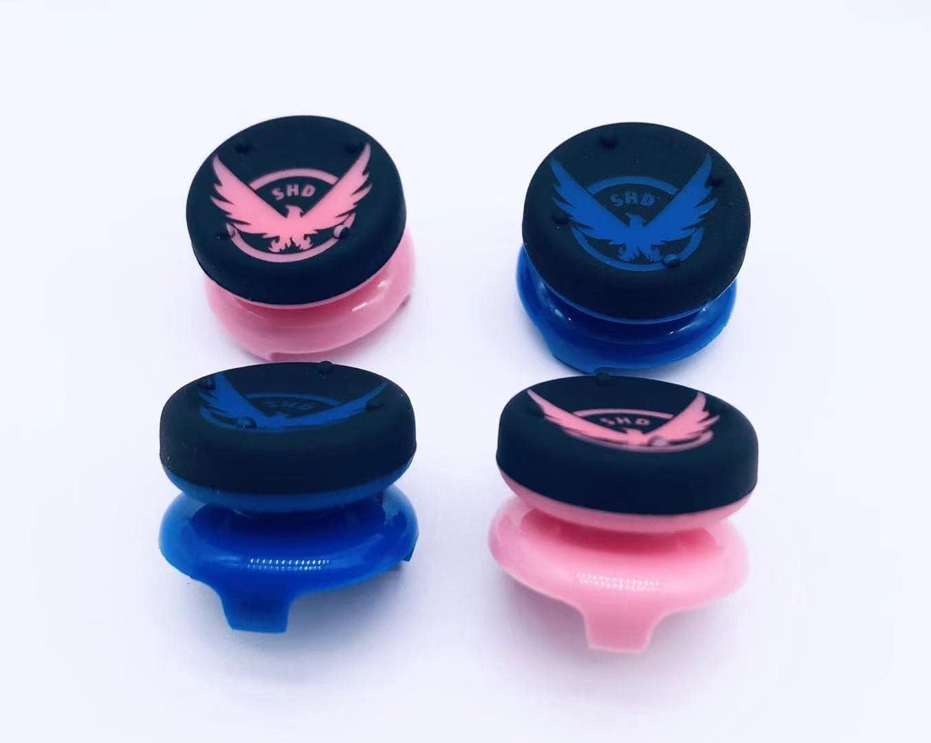 4 Pack Silicone Analog Extender Thumb Grip Cover Joystick Cover Thumb Stick Cover Plus Height Joystick Cover for Playstation 4 PS4 Xbox 360 PS3 (L)