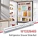 W10326469 Center Drawer Slide Rail by APPLIANCEMATES Compatible with Whirlpool Refrigerator Replace for 8208326 W10326469 WPW10326469 12796401 67004514 AP6019603