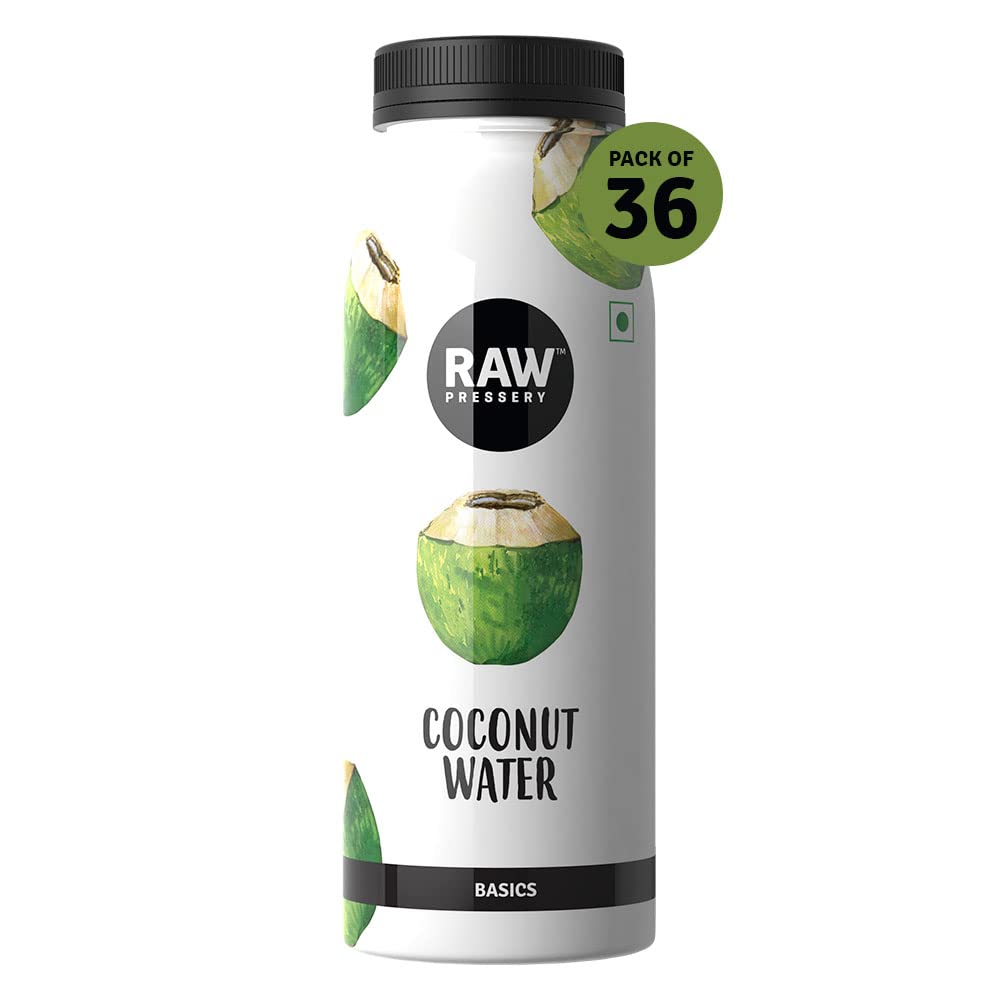 Raw Pressery Coconut Water (36 x 200ml) Natural Energizer & Immunity Booster, Thirst Quencher, No Added Sugar, Not from Concentrate (B09M3V5DP7) Amazon Price History, Amazon Price Tracker