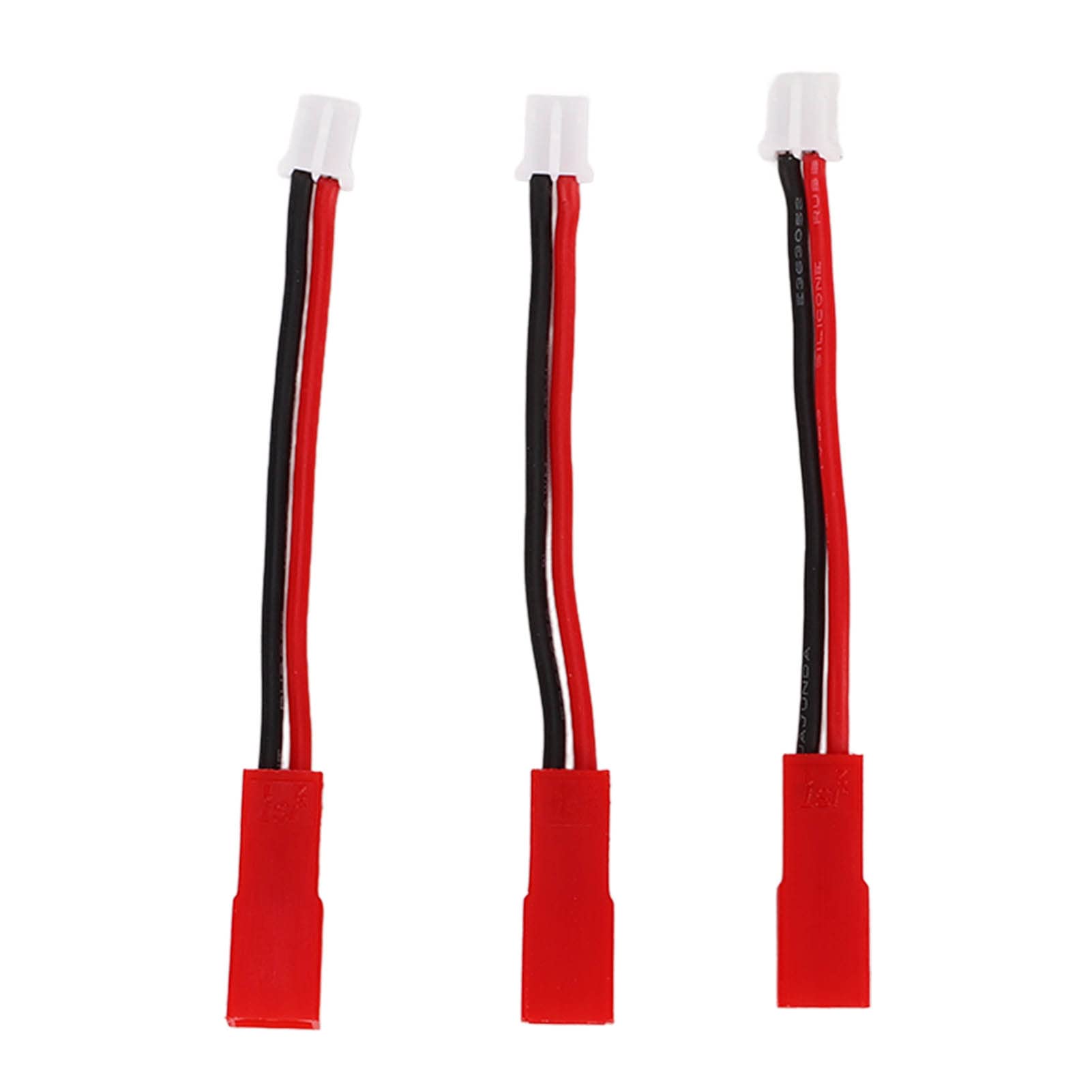 JST PH Connector, PH2.0 Connector, JST PH 2.0 Connector Plug Cable Wire Male Female, 3Pcs PH2.0 to JST Plug Adapter Connector for 24 1/24 Tracked Vehicle Upgrade Part