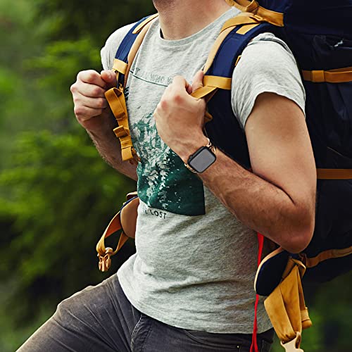 Image of ACESTAR Double Sided Band Compatible with Apple Watch Band 49mm 46mm 45mm 44mm 42mm(Series 3), Silicone Strap for iWatch Ultra 3 /Ultra 2 /Ultra /SE 2 /SE /Series 11 10 9 8 7 6 5 4 3 2 1, Real Tree Camo