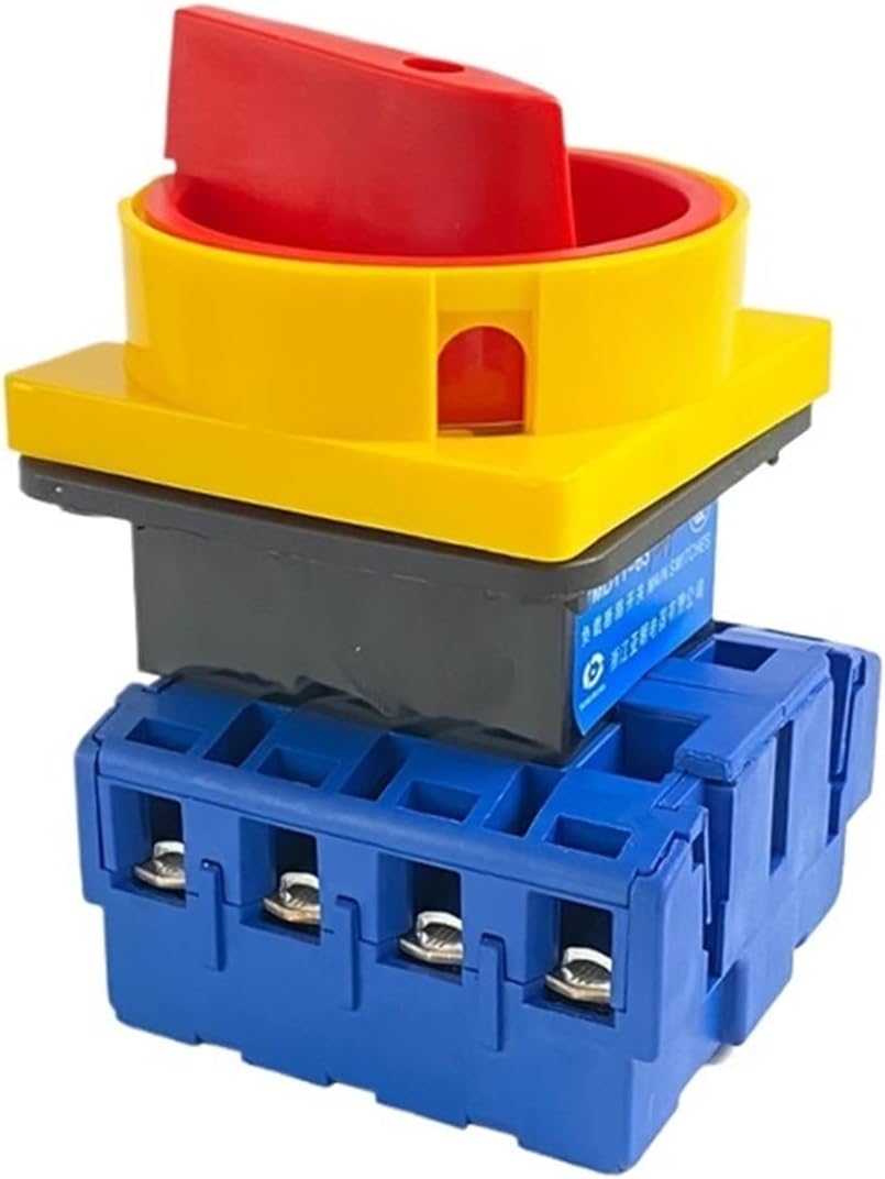 Break Isolator Switch with Padlock Panel 63A 4 Phases 2 Position on-Off Changeover Rotary YMD11-63A/4P