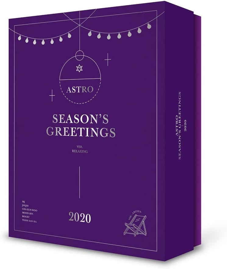 ASTRO - 2020 SEASON'S GREETINGS [RELAXING ver.] Calendar Set+Extra Photocards Set