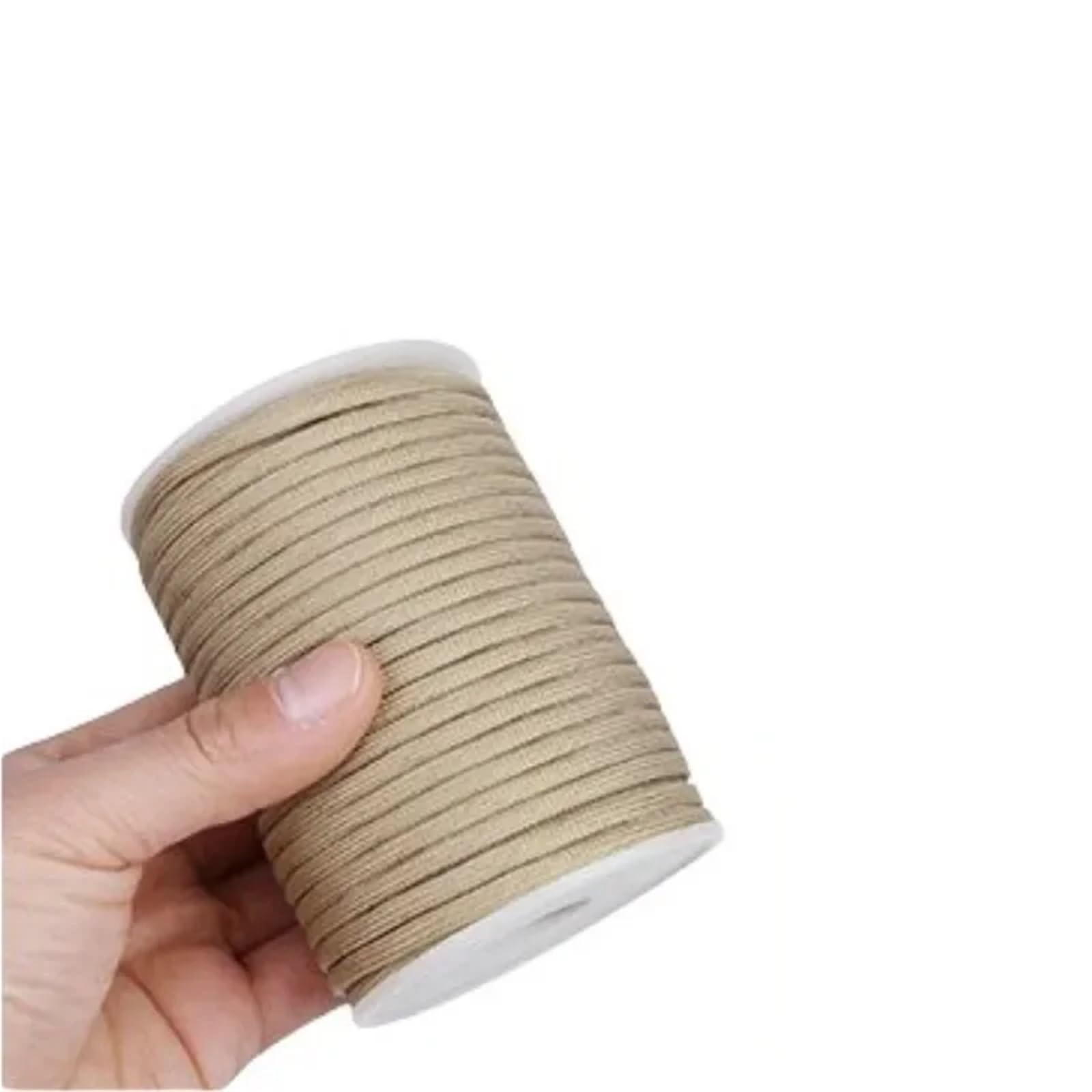 Paracorde Cuerda Paracord de 9 núcleos estándar 30M 550, Cuerda paracaídas 4mm for Exteriores, Tienda con Paraguas, Correa cordón, tendedero for Acampar(Beige,100M)