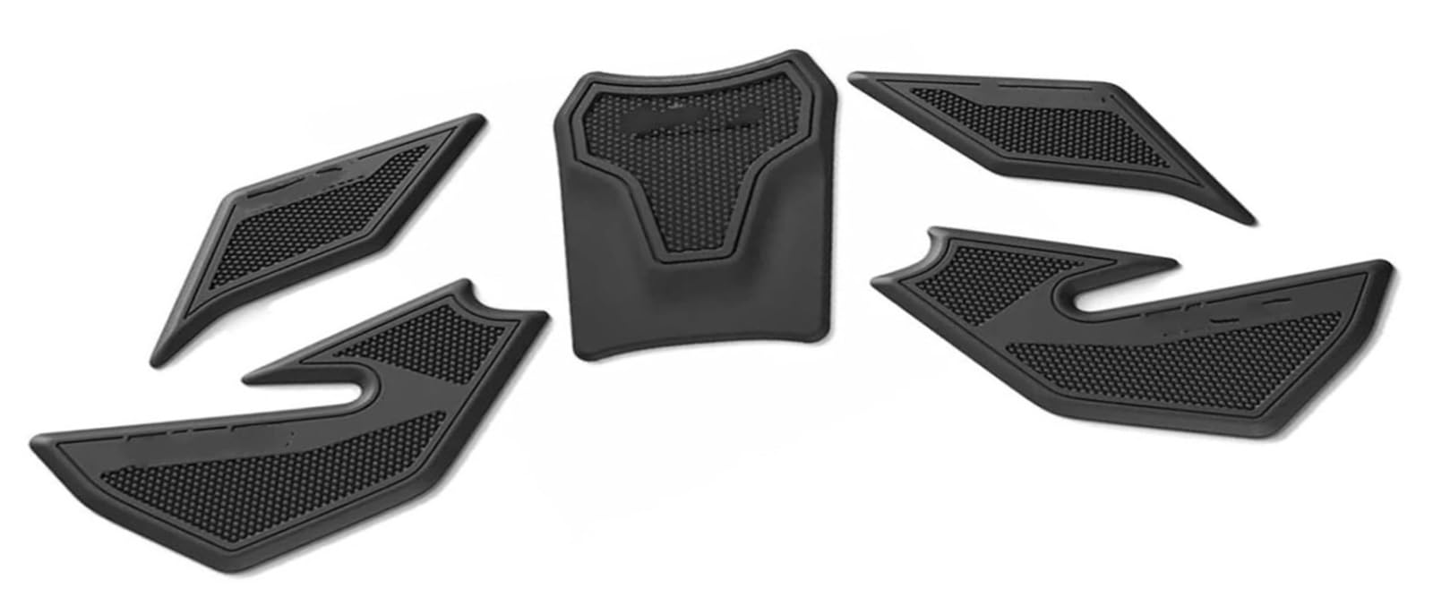 Motorbike Tank Pad Non-slip Side Sticker Protector 1 Set