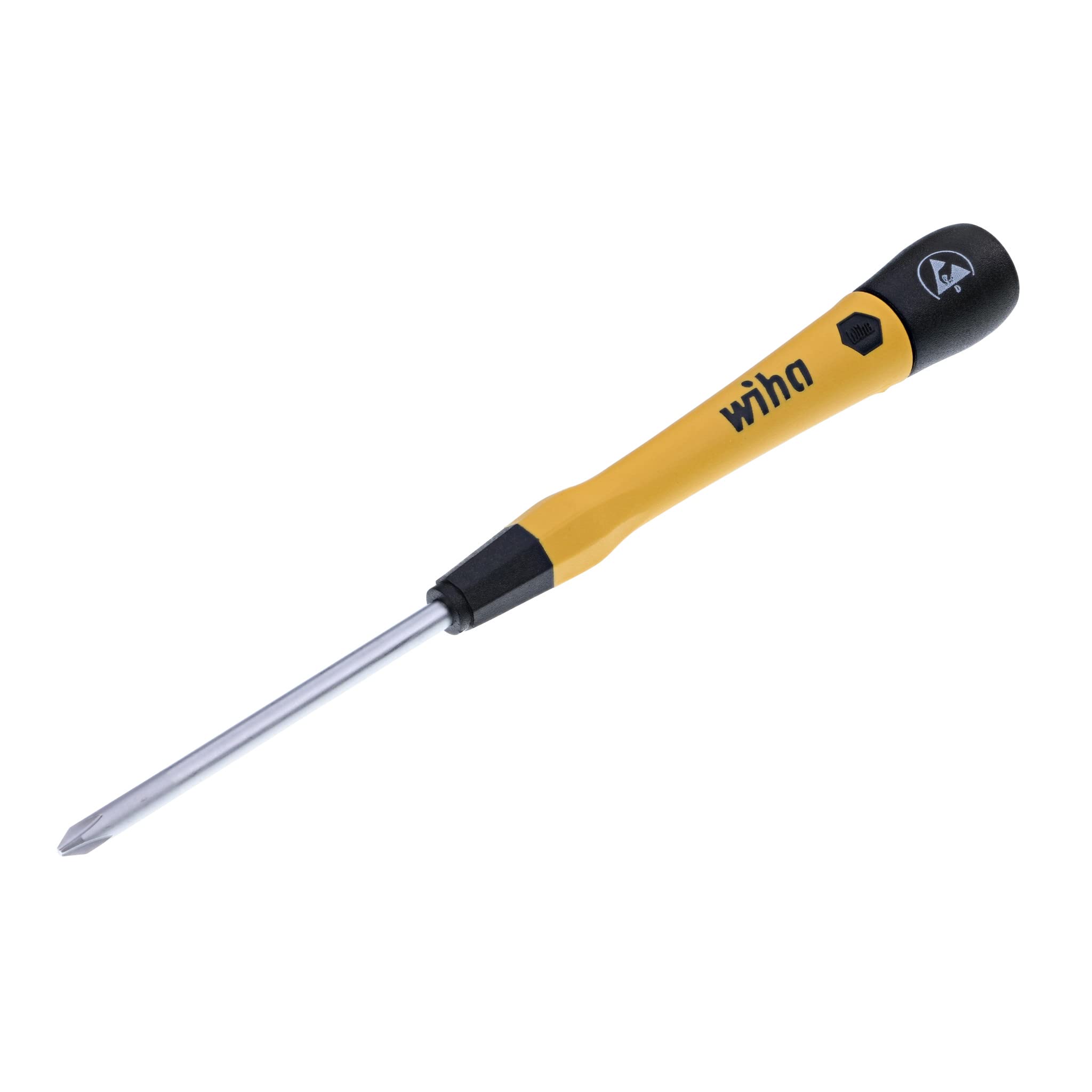Wiha 27334 | ESD Safe PicoFinish Destornillador de precisión - Phillips #1 x 60 mm