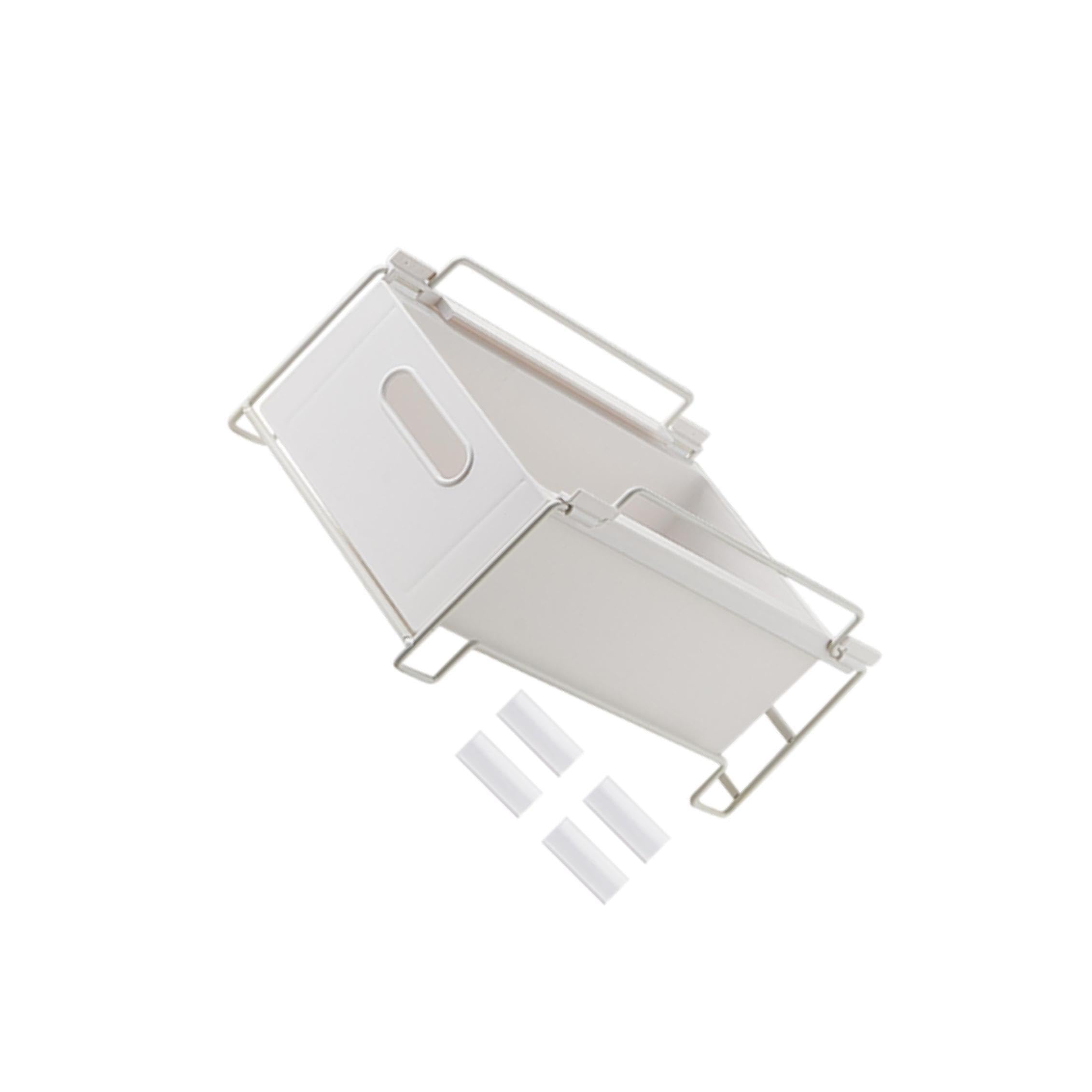 Organizer estraibile impilabile per tenere,Bianco,35x20x16cm | lavanderia. L'organizer sottolavello è realizzato in HIPS per l'organizzazione del piano di lavoro sottolavello.