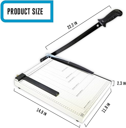 Miniatura 4 de Cortadora de papel manual modelo 829-3 B4 (14.9″ x 11.8″) Cortador de guillotina
