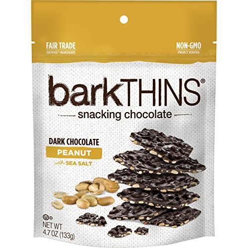 Barkthins Snacking Dark Chocolate, Peanut With Sea Salt, 4.7 Ounce (Pack Of 6) #TOP13