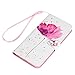 MOLLYCOOCLE iPhone 6s Plus Wallet Case, Flower Floral PU Leather Flip Folio Wallet Case with Kickstand Credit Card Holder Lightwight Slim Shockproof Soft TPU Bumper Cover for iPhone 6 Plus