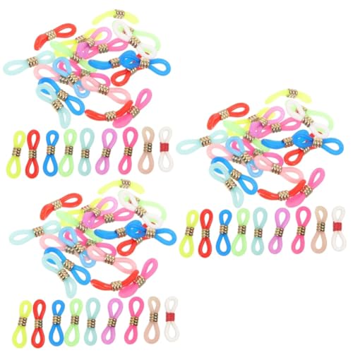 BESPORTBLE 3 Series Hebilla Antideslizante Para Cadena De Gafas Cordón Para Gafas Cadena Para Gafas De Mujer Cable Para Correa De Gafas Conector De Cadena De Gafas De Sol 60 piezas x 3