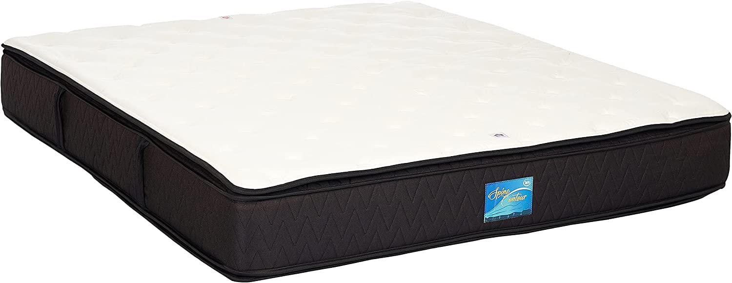 SertaSpine Contour Double sided Pillow Top Pocketed Spring Mattress Single - 90x190x30 CM