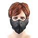 GelConnie Punk Leather Mask Motorcycle Biker Half Face Cosplay Masks Wind Protective Anti-Dust Outdoor Sports Masks for Cosplay Party Props