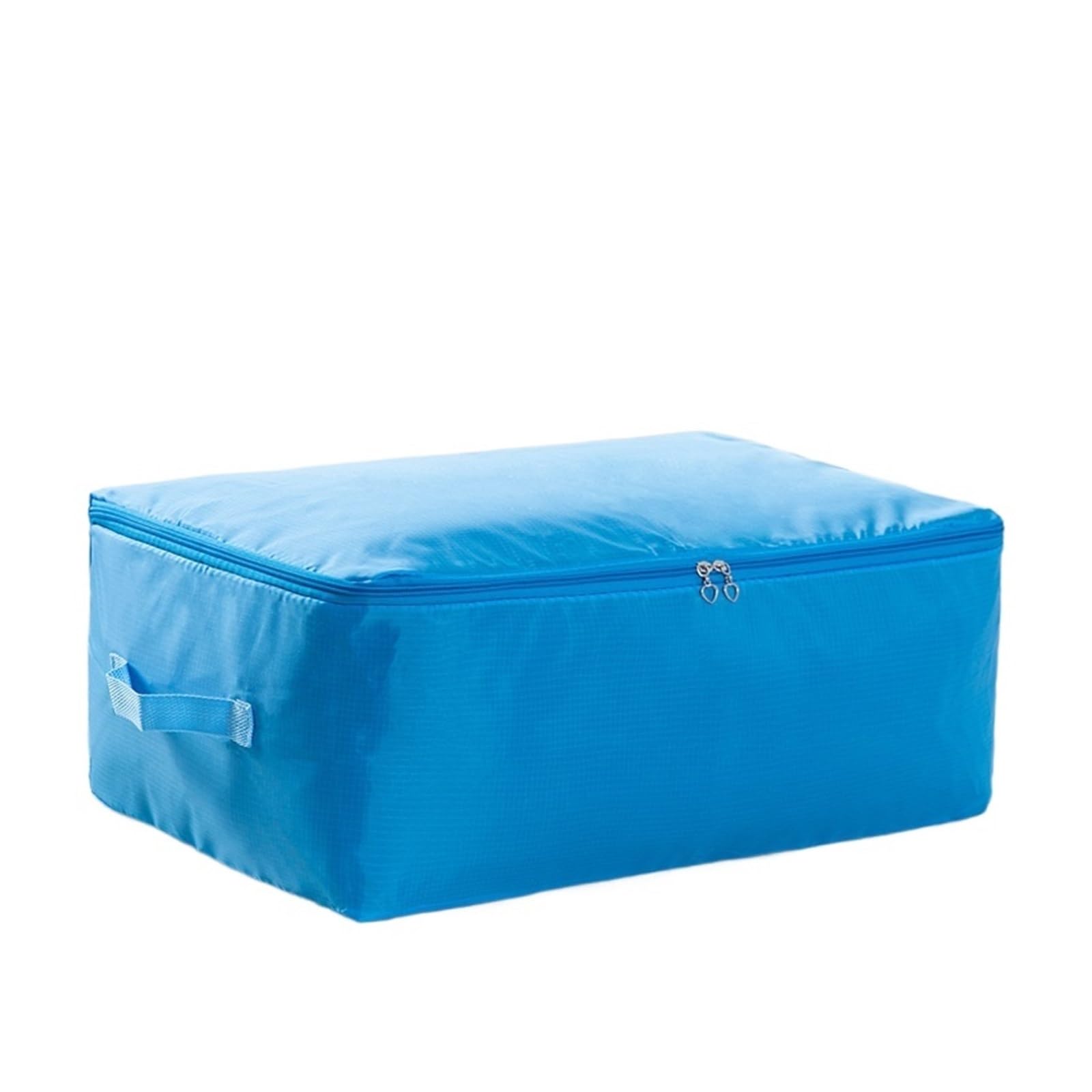 RRYPBOVG Foldable Blanket Storage Bags 3PCS Large Capacity Wardrobe Moisture Proof Organizer Bags Foldable Clothes Quilt Storage Bags Multifunctional Sundries Storage Bag(Light blue,S 55x35x20cm)