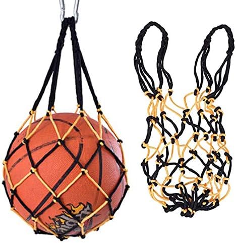 2Pcs Nylon Mesh Ball Bag Carry Net Bag Portable Football Net Bag Basketball Bag Rugby Ball bag Volleyball Net Bag Suitable for Beach Volleyball