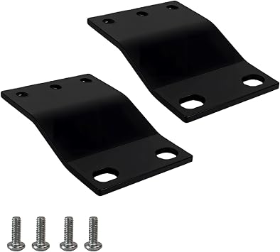 Compatible 1U Rack Adapter Bracket, Converts 23" Rack to 19" Mounting, Recessed Depth Extender, Rack Mount Reducer Kit for Server & Network Equipment