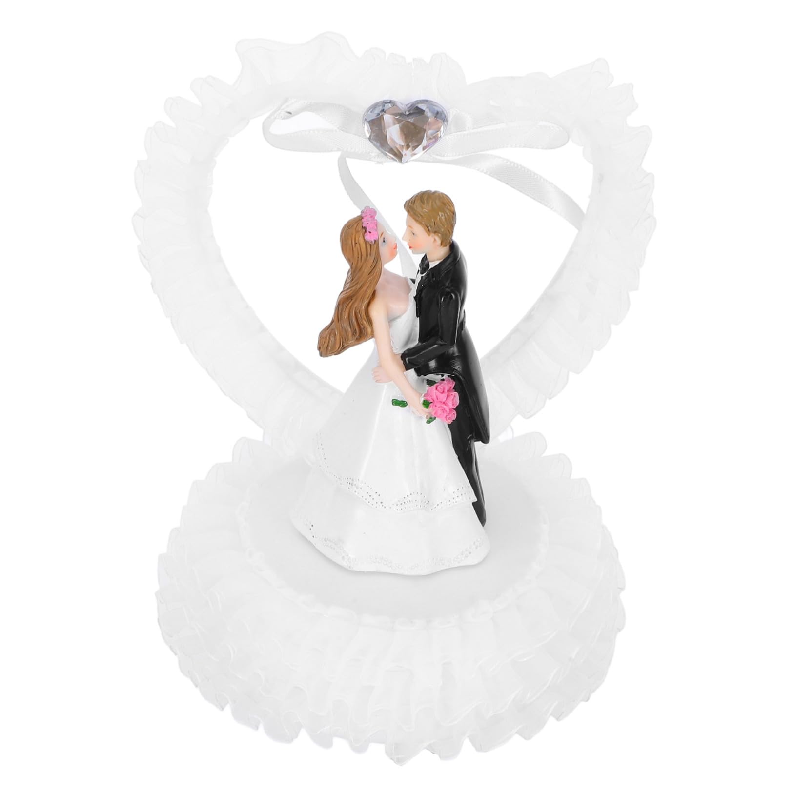 Decoraciones De Boda Muñeca De Pareja De Novios Decoración para Pastel De San Valentín Figura De Pareja para Pastel De Resina Artículos para Bodas