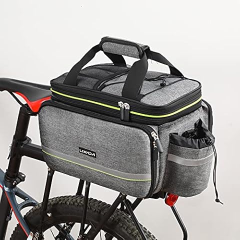 Lixada Fahrradtasche, Gepäcktasche Gepäckträger Tasche Fahrrad Sitz Tasche Trunk Bag Cover