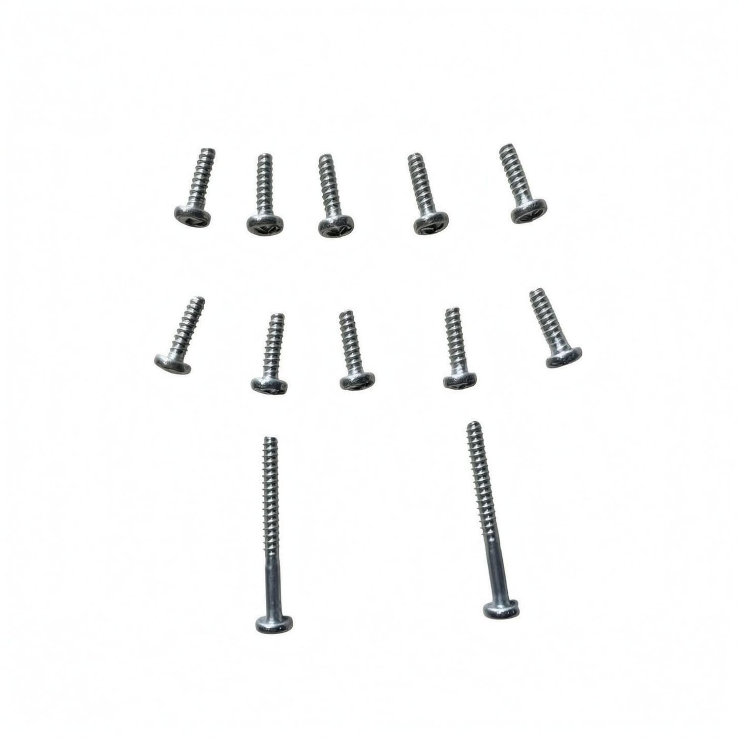 12 Pieces Threaded Shaft Keyboard Case Screw Silver-Toned Stainless Steel Screw Set, for Kb290-291 10M 2L-image-26