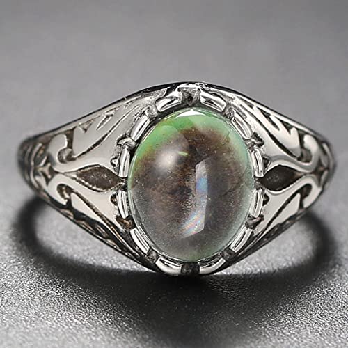 Jude Jewelers Stainless Steel Temperature Sensative Color Changing Mood Indication Retro Vintage Wedding Statement Valentines Ring2