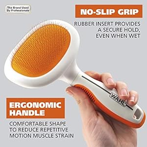 Wahlpremiumlargepetslickerbrushwithergronomicrubbergripsforcomfortablebrushingofdogsandcatsmodel858407  Cucciolini Doodles   cucciolini doodles