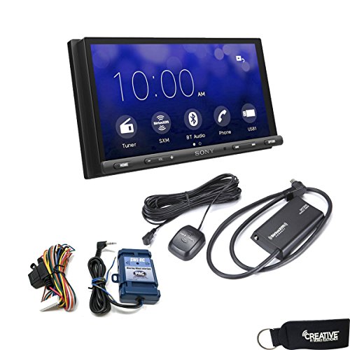 Sony XAV-AX5000 Compatible with CarPlay & Android Auto, Steering Control Interface, SiriusXM Satellite Radio Tuner