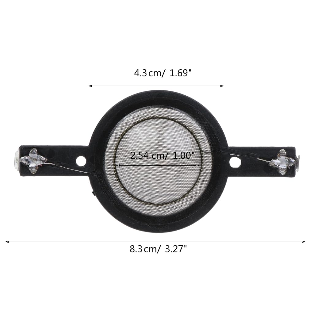 25,4 mm Dome Hochtöner Schwingspule Horn Membrantreiber 25 Kern Seidenfilmring