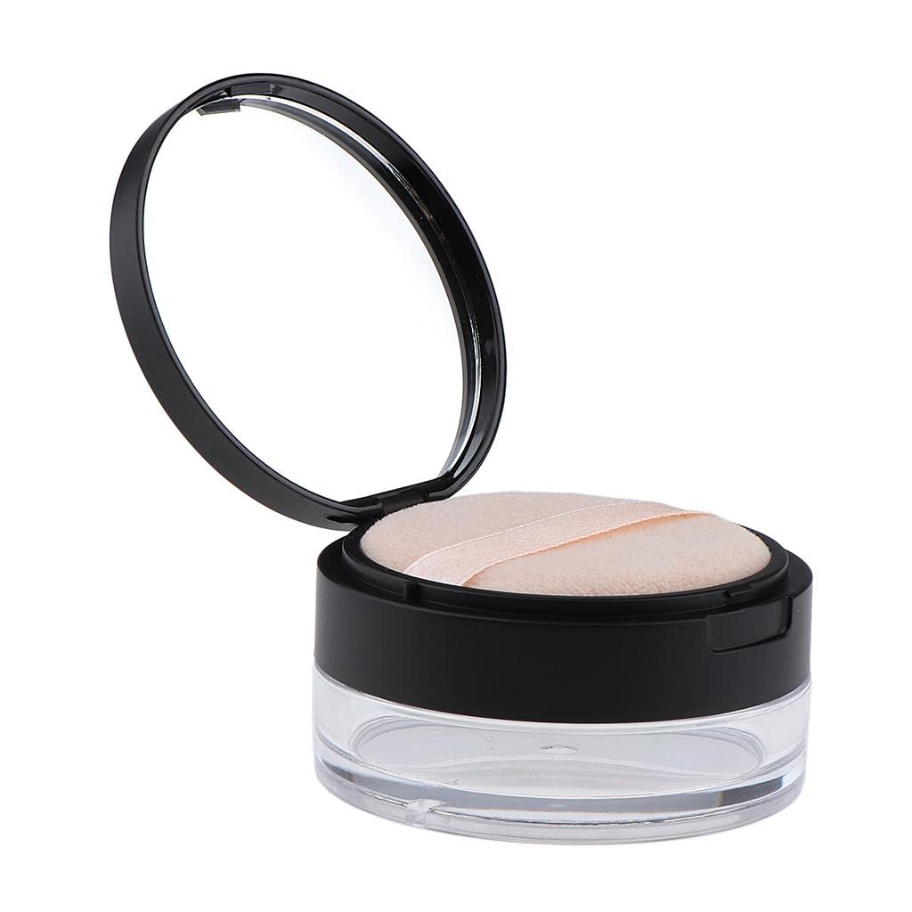Loose Powder Case 20g with Puff & Mirror | Empty Makeup Jar for Blusher, Glitter & Foundation | Travel-Friendly Cosmetic Container with Elastic Mesh Sifter-image-31