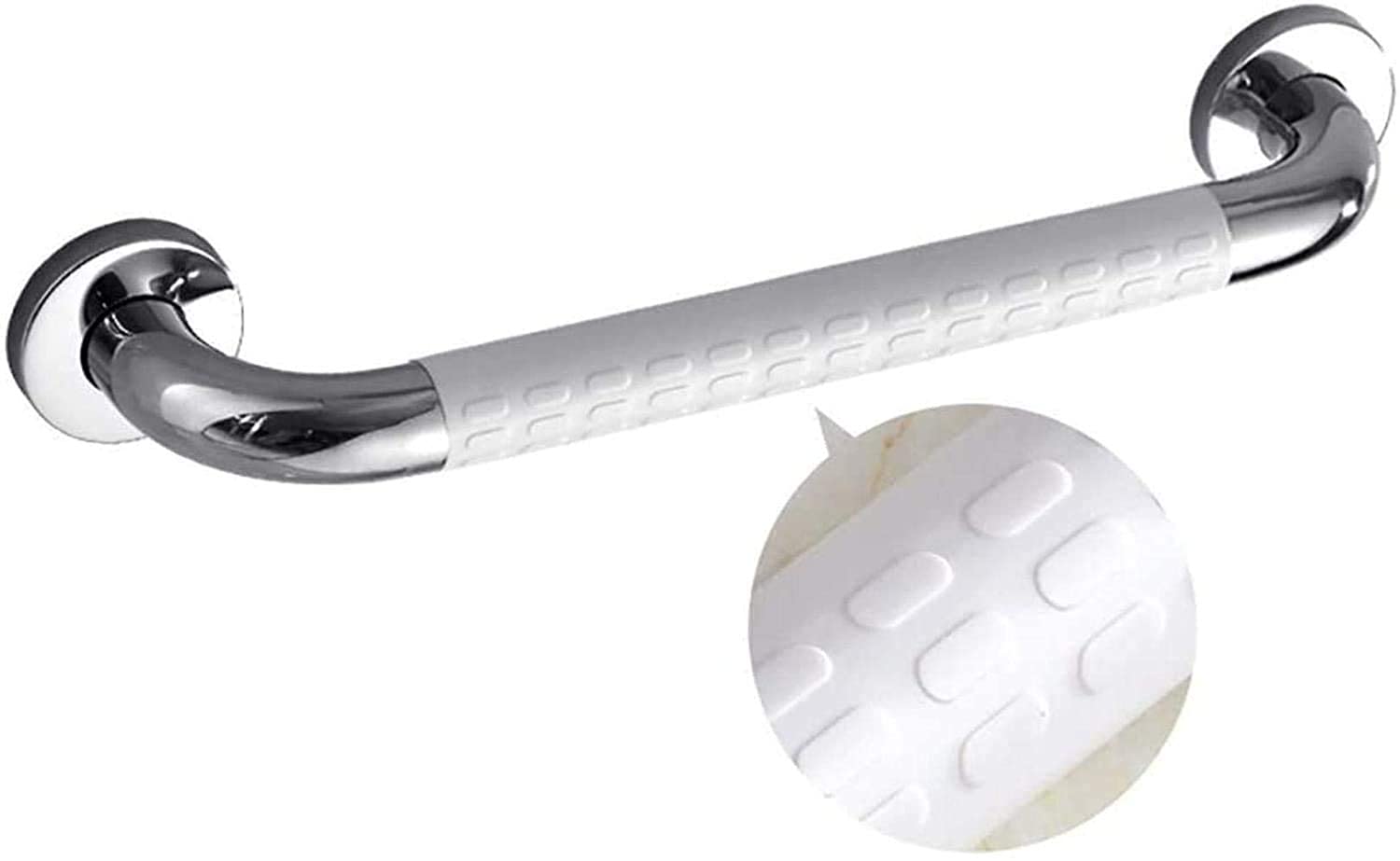 Fkxsxaz Women's White Grab Bars Bar, Rails,Elderly Pregnant With Disabilities, Safety Non-Slip Barrier-Free Bathroom Handrail, Bathtub, Toilet, Kitchen Accessories,Wh,-58Cm